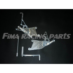 YZF R1 04-14 FiMA Fußrastenanlage Silber Yamaha