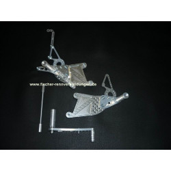 Fußrastanlage FiMa Silber