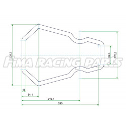 Kawasaki Moosgummiauflage