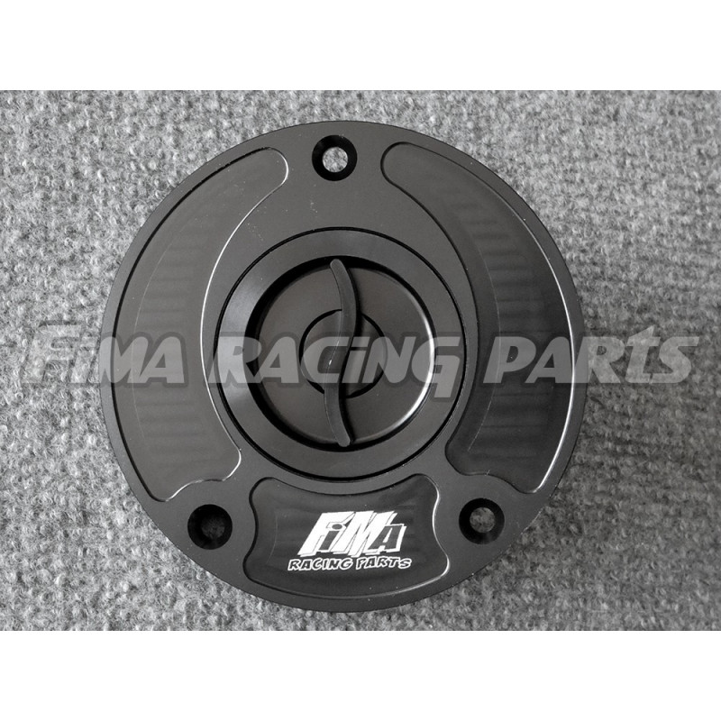 Tankdeckel Suzuki 3 Bolts / schwarz