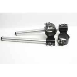 Ø 50mm clip-on PPTuning Honda black / silver