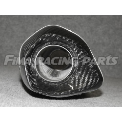 Auspuff 60mm Universal silber mit DB Killer