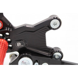 RSV4 17-22 Fußrastenanlage mit Umkehrschaltung PPTuning Aprilia