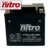 Batería Nitro YTX14-BS, 12V/12AH (Dimensiones: 150x87x145)