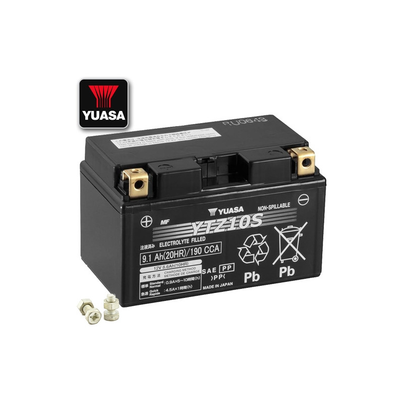 Batería YUASA YTZ10S, 12V/8,6AH