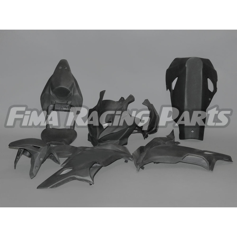 Ninja ZX 400 24- Premium fleXfiber racing trim set lacquered Kawasaki