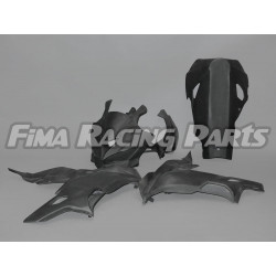 Ninja ZX 400 24- Premium fleXfiber racing trim set lacquered Kawasaki