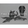 Ninja ZX 400 24 Premium fleXfiber trim set lacado Kawasaki