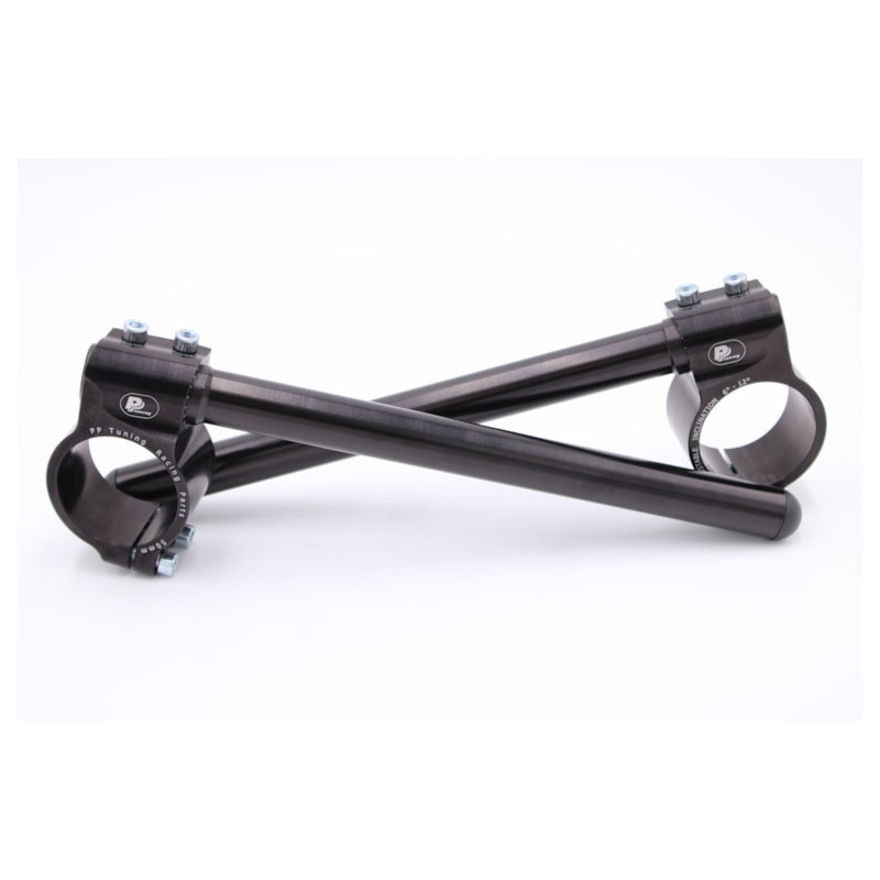 Ø 55 mm inclinazione regolabile maniglia Stummellenker PPTuning BMW nero/argento