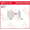 Bremsbelag vorne MCB 721CRQ TRW Lucas Aprilia