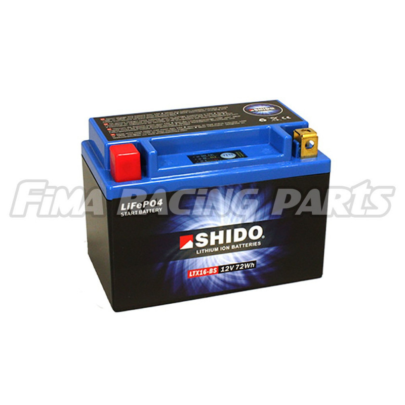 LTX16-BS / YTX16-BS Shido Batterie 12V 14AH
