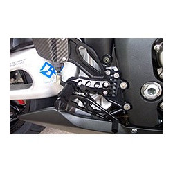 Honda CBR 1000 RR 04- Gilles Fußrastenanlage schwarz/black